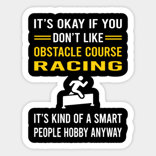 Smart People Hobby Obstacle Course Racing Race OCR Sticker